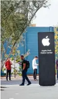  ?? Foto: Marcio Jose Sanchez, dpa ?? Apple will jetzt massiv in den USA inves tieren.