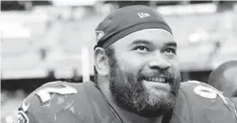  ?? DAVID RICHARD/AP ?? Former Ravens nose tackle Haloti Ngata says his primary goal in retirement is to raise his sons to be good men.