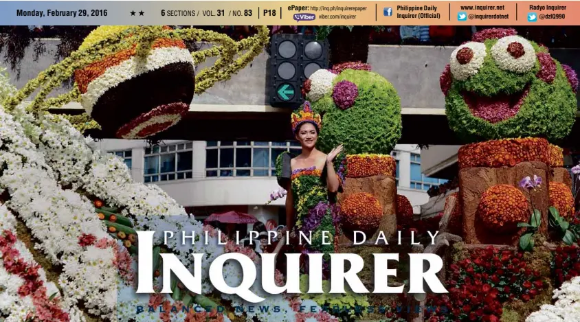  ?? EV ESPIRITU/INQUIRER NORTHERN LUZON ??