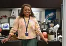  ?? ?? At least Ted Lasso didn’t win them all … Quinta Brunson, who won the awards for lead actress in a comedy series and writing for a comedy series for Abbott Elementary. Photograph: Bonnie Osborne/ABC/Getty Images