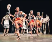  ??  ?? WOWING AUDIENCES: The Lumanyano Dance Group in action