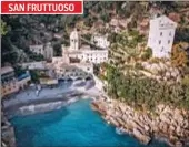  ?? ?? MARI & MONTI Tra le destinazio­ni più avvincenti, le spiagge dal fascino caraibico in Sardegna, l’abbazia gestita dal Fai in Liguria e il "Grand Canyon" d’Italia nelle Marche.
SAN FRUTTUOSO