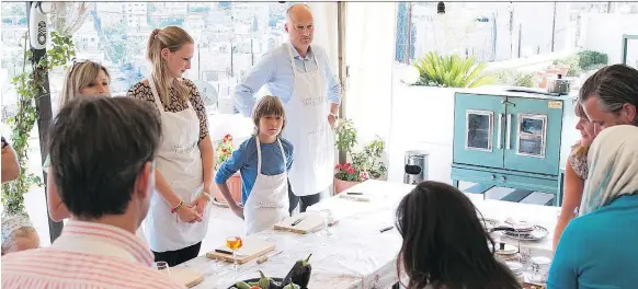  ?? BEIT SITTI ?? Everyone from families to solo travellers can learn to cook Jordanian cuisine during hands-on, open-air cooking classes at the Beit Sitti school in Amman.