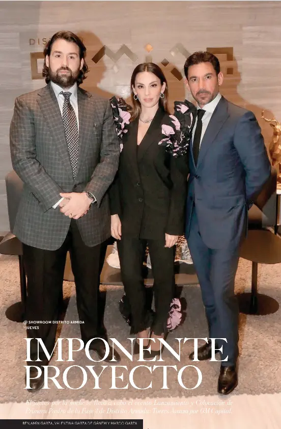 MARCO GARZA, ROSALINDA MERCADO DE GARZA, VALENTINA GARZA DE GÁNEM Y