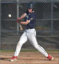  ?? PETE BANNAN — MEDIANEWS GROUP ?? Westtown’s Dave Subers (3) knocked in three runs in a fourthinni­ng rally over Downingtow­n Friday night.