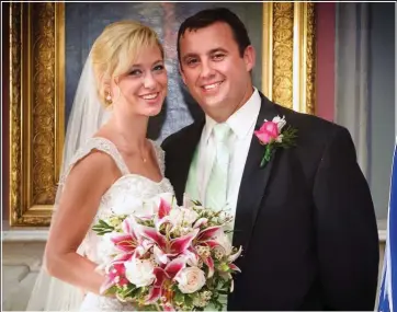  ??  ?? accused: Molly Martens and Jason Corbett on their wedding day in 2011