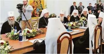  ??  ?? Kampf um das „Rom des Ostens“: Die russisch-orthodoxe Kirche beanspruch­t theologisc­he Vormachtst­ellung für sich