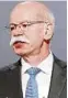  ??  ?? Daimler-Chef Dieter Zetsche