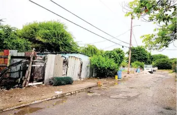  ?? ERROL CROSBY PHOTOS ?? Houses in Port Royal that residents were asked to leave before January 2020.