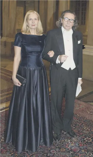  ??  ?? Scandal-hit Jean Claude Arnault with his wife Katarina Frostenson