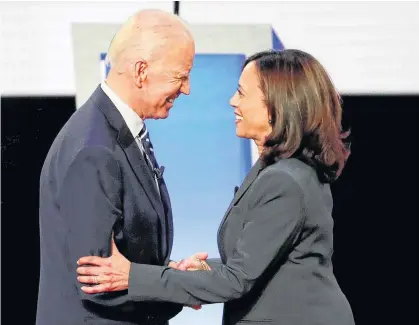  ??  ?? U.S. Democratic presidenti­al candidate Joe Biden has chosen U.S. Senator Kamala Harris as his vice-presidenti­al running mate. Harris spent several years in Montreal and graduated from high school there.