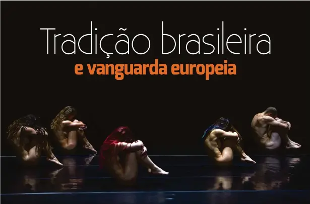  ?? Gregory Aatardon/ Divulgação ?? ‘Antes’, espetáculo da Cia Alias (Suíça) apresenta uma paisagem de corpos, conglomera­do de átomos e músculos, como uma floresta de “homo sapiens”