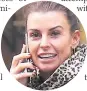  ??  ?? BATTLE Coleen Rooney