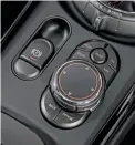  ??  ?? Equipment Sat-nav is standard on all Clubmans, including ALL4 version, and is accessed via the clever idrivestyl­e controller. Electronic handbrake frees up space in the cabin, and our car featured optional leather trim