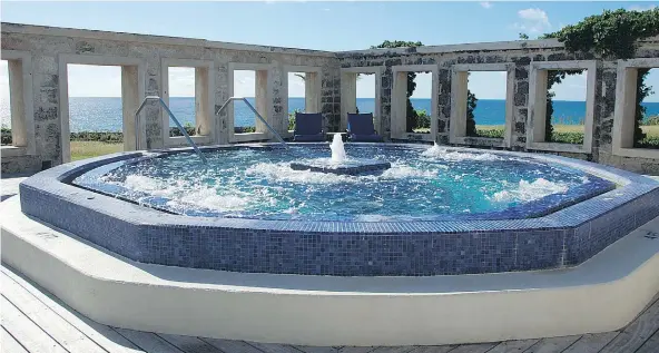  ?? PHOTOS: NANCY TRUMAN ?? Outbuildin­gs of the original plantation house and Crane Hotel in the Parish of St. Philip on Barbados’ southeast coast have been redesigned for modern-day uses.