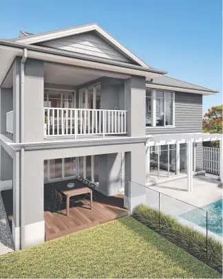  ??  ?? An artist’s impression of The House for Life at Helensvale, which will be completed soon.