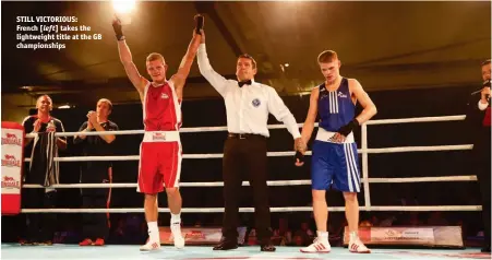  ?? Photos: CHRIS BEVAN/GB BOXING ??