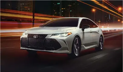  ??  ?? ■ The 2019 Toyota Avalon Touring is shown.Photo courtesy of Toyota