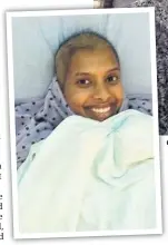  ??  ?? Cardiff University student Vithiya Alphons who was diagnosed with leukaemia