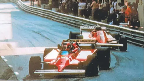 ??  ?? Villeneuve vence en Mónaco... sin incómodos electrodos.