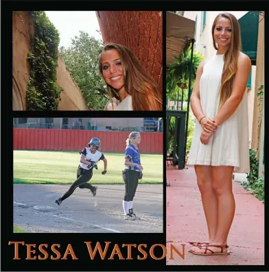  ?? Terrance Armstard/News-Times ?? Scholar-Athlete: Smackover's Tessa Watson is a finalist for 2017 Nexans AmerCable/News-Times Female Scholar-Athlete of the Year. Watson played softball for the Lady Bucks while maintainin­g a 4.163 grade point average. The Nexans AmerCable/News-Times...