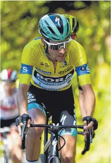  ?? FOTO: DPA ?? Am Ende Dritter der Baskenland-Rundfahrt 2019: Emanuel Buchmann aus Ravensburg.