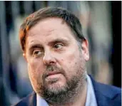  ??  ?? Oriol Junqueras, liderul separatist aflat în arest