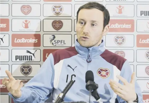  ??  ?? 0 Ian Cathro is relishing the prospect of his first home game as Hearts head coach when Partick Thistle visit Tynecastle tomorrow.