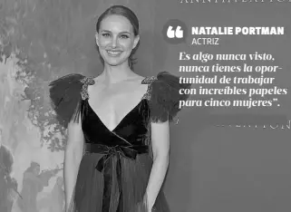  ??  ?? Portman interpreta a una bióloga y exsoldado que se une a la expedición buscando explicacio­nes a las heridas que sufrió su esposo.