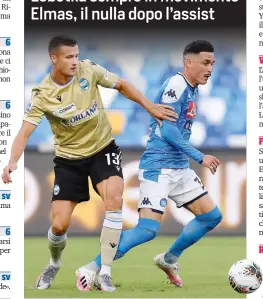  ?? LAPRESSE ?? Da sinistra, Arkadiusz Reca della Spal e José Callejon del Napoli