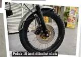  ?? ?? Pelek 18 inci dibalut oleh ban dual purpose