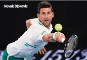  ??  ?? Novak Djokovic