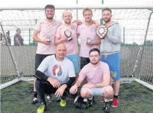  ??  ?? ●●Party Car - winners of the Stockport Football Community Championsh­ips