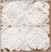  ?? Houzz ?? IT’S NOT just for ceilings: distressed tin wallpaper, $104 for a bolt at houzz.com.