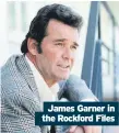  ??  ?? James Garner in the Rockford Files