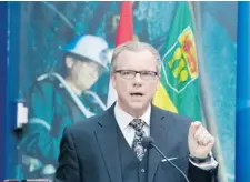  ?? GORD WALDNER/ POSTMEDIA NEWS ?? Saskatchew­an Premier Brad Wall’s office says it wants the provincial government caucus to debate “calling for the abolition of the Senate.”