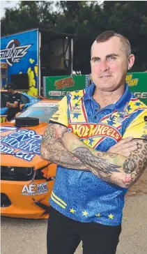  ?? Picture: MATT TAYLOR ?? Matt Mingay from the Hotwheels Stunt Team is taking people for a lap around Reid Park in his drift car.