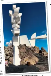  ??  ?? DISTINCTIV­E: A Cesar Manrique sculpture on Lanzarote