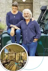  ??  ?? JUDY AND ROBIN HUTSON of The Pig hotels, of which there are seven in England