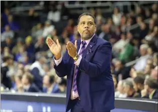  ?? File photo ?? Providence College coach Ed Cooley likes to FaceTime with his players more than call or text to provide more human interactio­n during a difficult time.