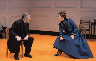  ?? Picture: BRIGITTE LACOMBE ?? STELLAR PERFORMANC­ES: Chris Cooper and Laurie Metcalf in Lucas Hnath’s A Doll’s House, Part 2.