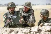  ?? FOTO: DPA PA ?? Im Nordirak schult die Bundeswehr heute nur noch die Offiziere der kurdischen Peschmerga.