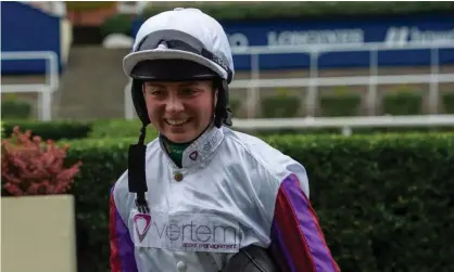  ?? Photograph: Maureen McLean/Shuttersto­ck ?? Bryony Frost at Ascot on 20 November 2021.