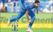  ?? AFP ?? Bhuvneshwa­r Kumar is one of the players who has seen his strength and stamina improve tremendous­ly.