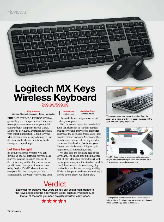 Logitech Mx Keys Wiireless Keyboard Pressreader