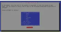  ??  ?? This is the minimal Debian collection set we started with. The installati­on took up just over a gigabyte.