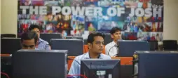  ?? (Adnan Abidi via Reuters) ?? INDIA’S IT outsourcer­s are promoting ‘mini CEOs’ capable of running businesses on their own, while trimming down on the hordes of entry-level computer coders they normally hire as they try to squeeze more profits out of their staff.