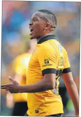  ?? PHOTOS: LEFTY SHIVAMBU/GALLO IMAGES ?? SULKY: Amakhosi forward Lehlohonol­o Majoro