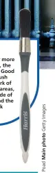  ??  ?? Designed for more intricate jobs, the 15mm Seriously Good
Metalwork Brush makes quick work of fiddly or smaller areas, such as the inside of the radiator and the
pipework