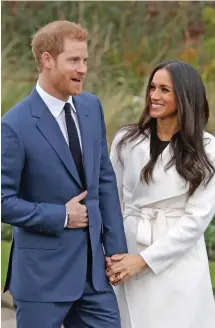  ??  ?? Prince Harry and wife Meghan Markle.